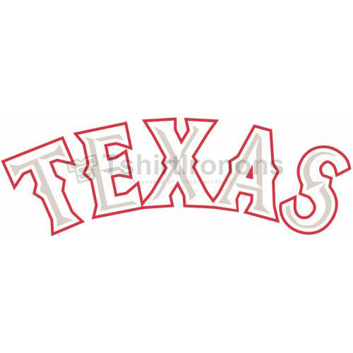 Texas Rangers T-shirts Iron On Transfers N1981
